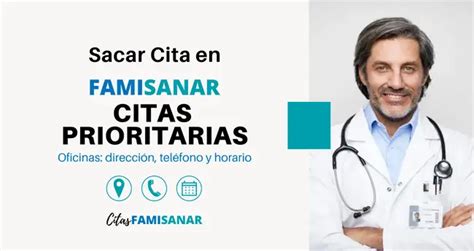 citas famisanar telfono|Directorio Médico para Citas Médicas 